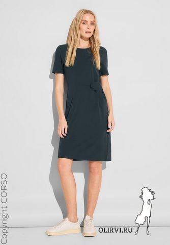 Knot Etui Jersey Kleid